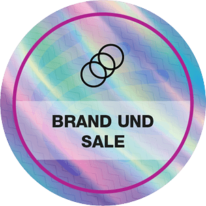 Brand und Sale Siegel
